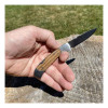 Image Couteau de poche Haller avec manche en bois de Zebrano 65 mm - 16154 - Kodiak Store