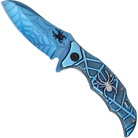 Image Couteau de poche Haller Blue Spider - 16157 - Kodiak Store