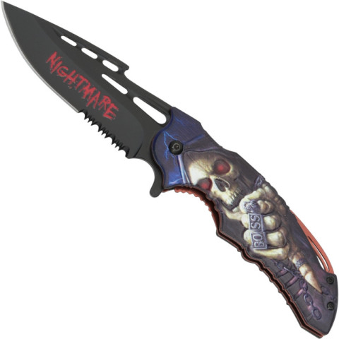 Image Couteau de poche Haller Nightmare II - 16167 - Kodiak Store