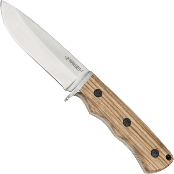 Image Couteau outdoor Haller avec manche en bois de zebrano - 16184 - Kodiak Store