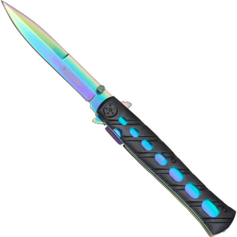 Image Couteau Stiletto Haller Rainbow Black - 16215 - Kodiak Store