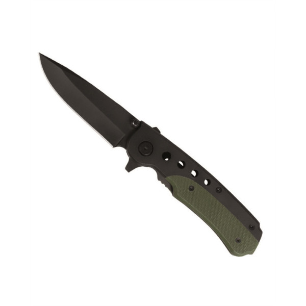 Image Couteau de poche one-hand avec clip noir/VA - 16251 - Kodiak Store