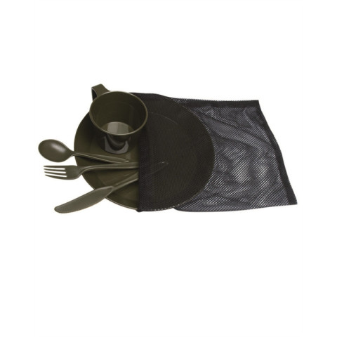 Image Kit de vaisselle pour camping Mil-Tec - 16283 - Kodiak Store