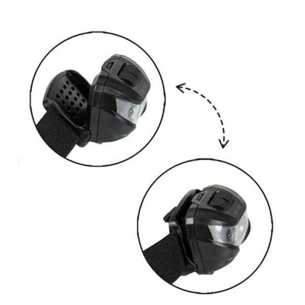 Image Lampe frontale Mil-Tec® (CREE XPE) noire - 16286 - Kodiak Store