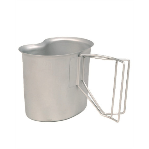 Image Quart US GI brillant Mil-Tec avec anse en fil métallique - 16296 - Kodiak Store