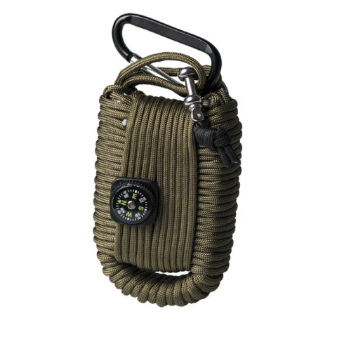 Image Kit de survie paracorde Mil-Tec (grand format) - 16307 - Kodiak Store