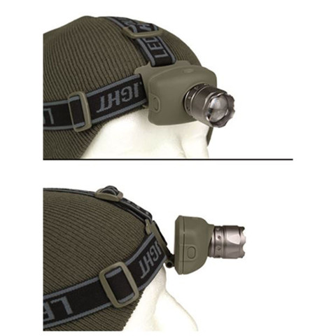Image Lampe frontale LED CREE 3 Watt avec zoom - 16345 - Kodiak Store