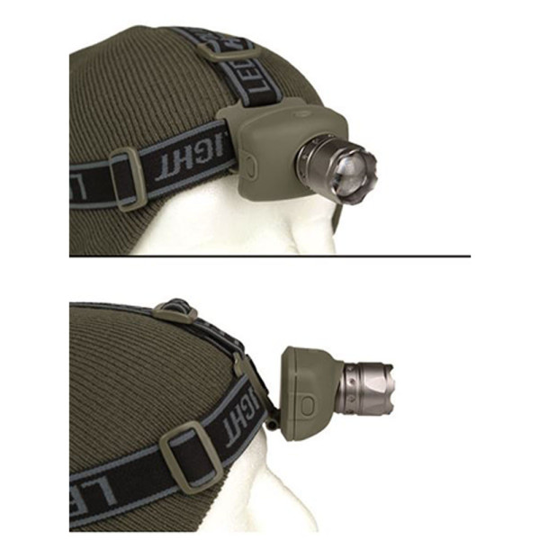 Image Lampe frontale LED CREE 3 Watt avec zoom - 16345 - Kodiak Store