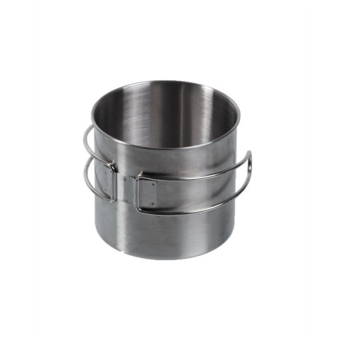 Image Tasse en acier inoxydable avec anse en fil métallique - 16349 - Kodiak Store