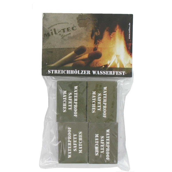 Image Allumettes waterproof (4 boites de 40) - 16411 - Kodiak Store