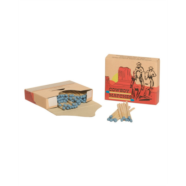 Image Boîte de 100 Allumettes Cowboy à gratter sur tous supports - 16421 - Kodiak Store