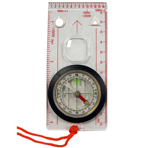 Image Boussole transparente avec loupe - 16438 - Kodiak Store