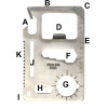Image Carte multifonction de survie - 16463 - Kodiak Store