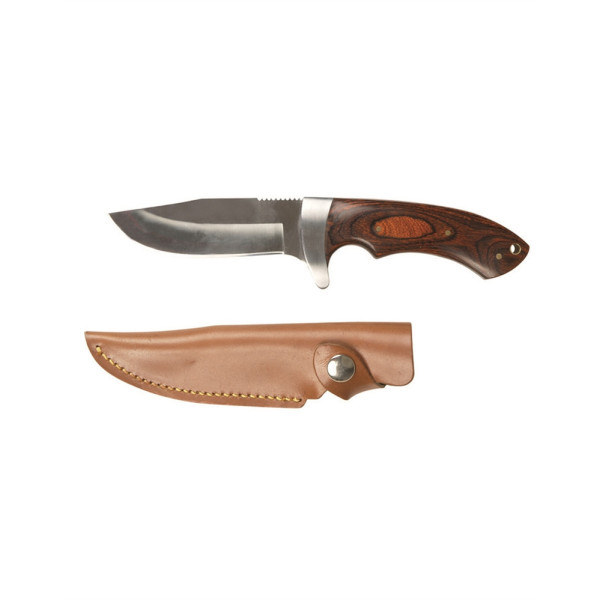 Image Couteau de chasse avec poignée en bois - 16496 - Kodiak Store