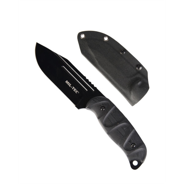 Image Couteau de combat G10 noir avec étui Kydex - 16510 - Kodiak Store