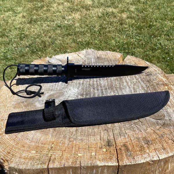 Image Couteau de survie Jungle Adventurer noir - 16582 - Kodiak Store