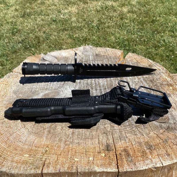Image Couteau de survie noir - 16587 - Kodiak Store