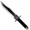 Image Couteau réplique Rambo II avec kit de survie dans le manche et étui en cuir - 16609 - Kodiak Store