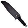 Image Couteau réplique Rambo II avec kit de survie dans le manche et étui en cuir - 16612 - Kodiak Store