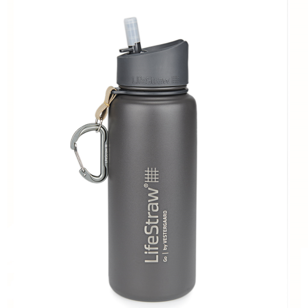 Image Gourde avec paille de filtration intégrée  Lifestraw GO 2 Stages 0,7L - 16644 - Kodiak Store