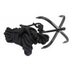 Image Grappin Noir avec sa corde de 10 mètres - 16651 - Kodiak Store