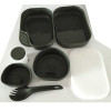 Image Kit Assiettes/Couverts Campeur 7 pièces - 16686 - Kodiak Store