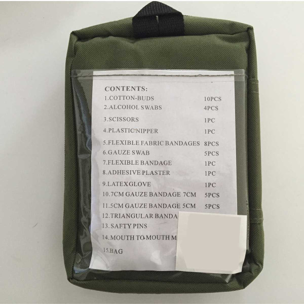 50-Piece First Aid Kit – Lightweight, comprehensive and portable for all emergencies
