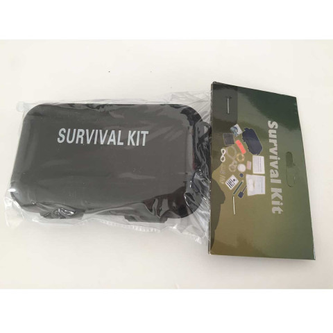 Image Kit de survie 13 fonctions (Boussole, Feu, Pêche, Couture, Mirroir, Rasoir) - 16708 - Kodiak Store