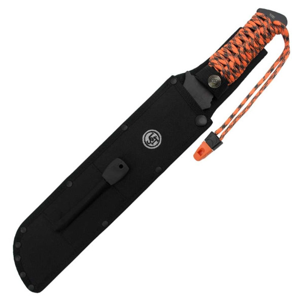 Image Machette 28cm + allume-feu + paracorde inflammable + éui - 16733 - Kodiak Store