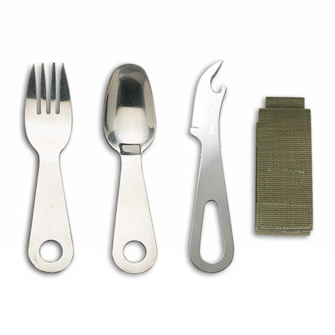 Image Set de 3 couverts en Acier Inoxydable - 16899 - Kodiak Store