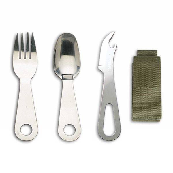 Image Set de 3 couverts en Acier Inoxydable - 16899 - Kodiak Store
