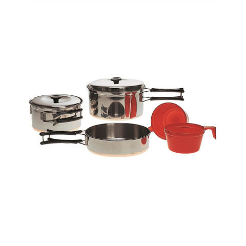 Image Set gamelles cuisine en acier inoxydable 2 personnes - 16902 - Kodiak Store