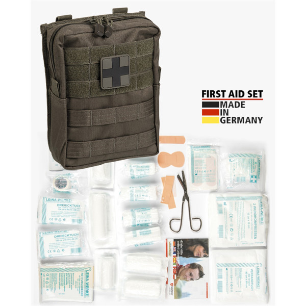 Image Kit de premier secours Leina Pro 43 pièces (grand) - Dark coyote - 17079 - Kodiak Store
