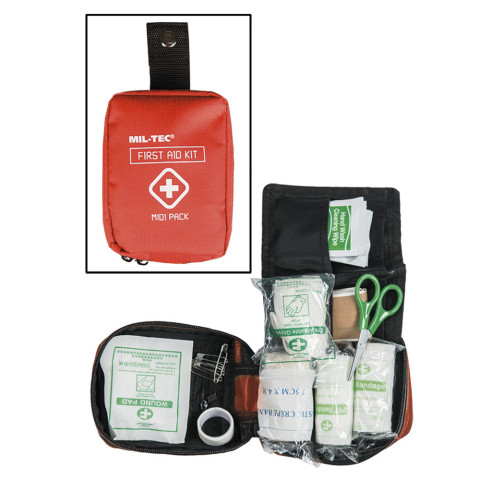 Image Pack de premier secours format midi - Rouge - 17091 - Kodiak Store