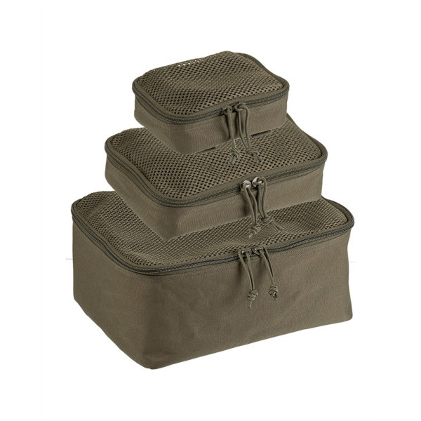 Image Set de 3 pochettes en maille - Noir - 17110 - Kodiak Store
