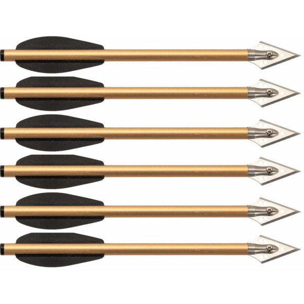 Lot de 6 traits de chasse 16 cm pour pistolet arbalètes