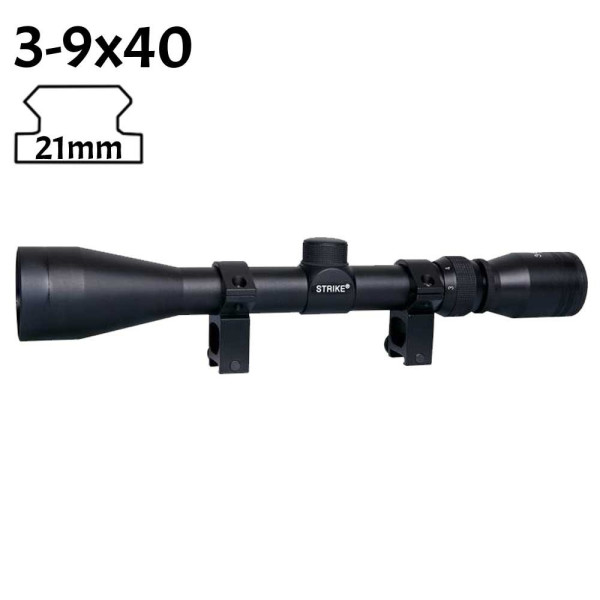 Lunette de visée 3-9x40 pour arbalètes rail 21mm