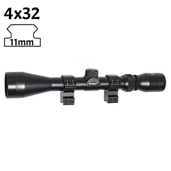 Lunette de visée 4x32 pour arbalètes rail 11mm