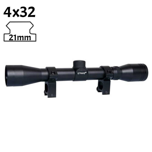 Lunette de visée 4x32 pour arbalètes rail 21mm