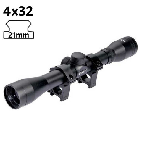 Lunette de visée 4x32 pour arbalètes rail 21mm