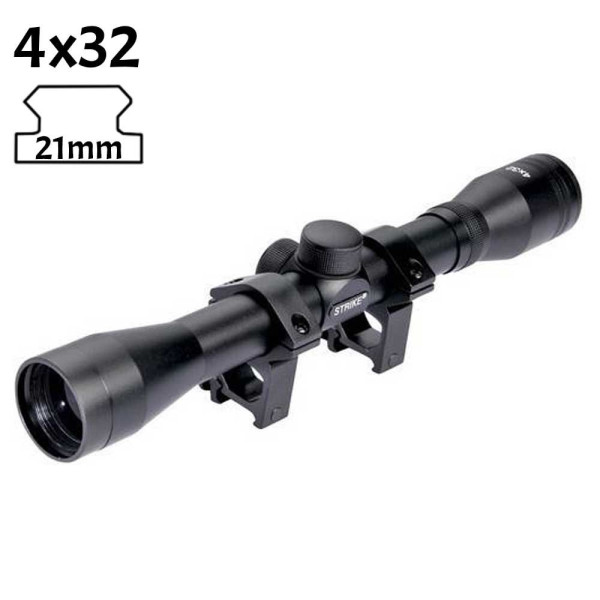 Lunette de visée 4x32 pour arbalètes rail 21mm