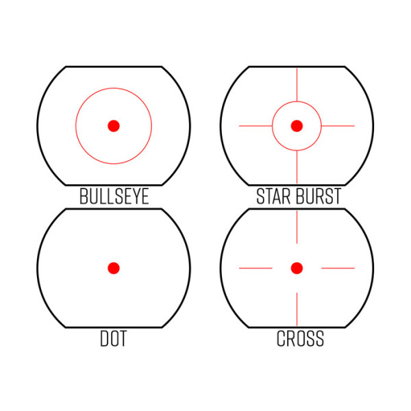 Lunette de visée Hori-Zone RED DOT Reflex rail 21mm pour pistolet arbalète