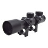 Lunette de visée JS 4x32 noire + red dot rouge et vert