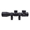 Lunette de visée JS 4x32 noire + red dot rouge et vert