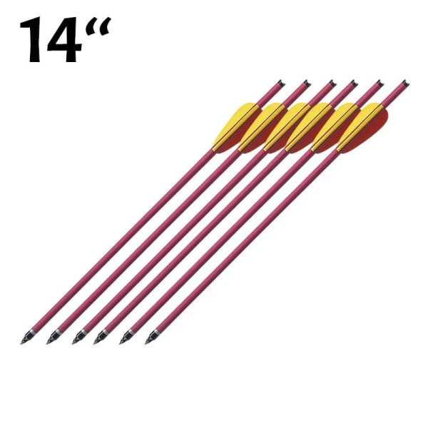 Pack de 6 Flèches 14 pouces (35.5cm)