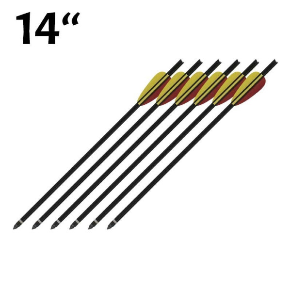 Pack de 6 Flèches 14 pouces (35.5cm)