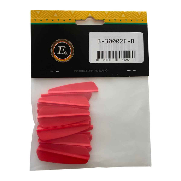 Plumes Rouges pour réparation empennage flèches Cobra R9-RX et SIEGE