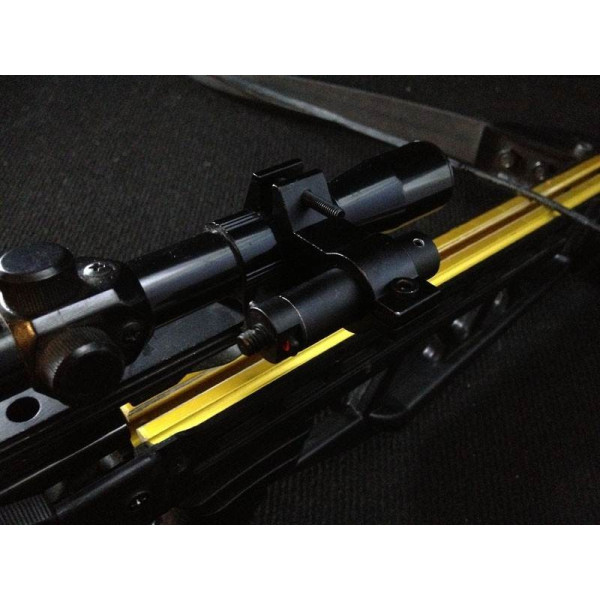Pointeur Laser rouge pour arbalètes (à monter sur lunette 4x20)