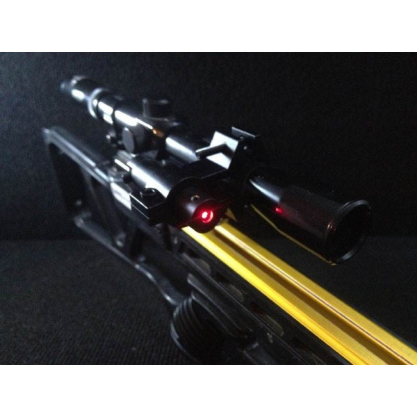 Pointeur Laser rouge pour arbalètes (à monter sur lunette 4x20)
