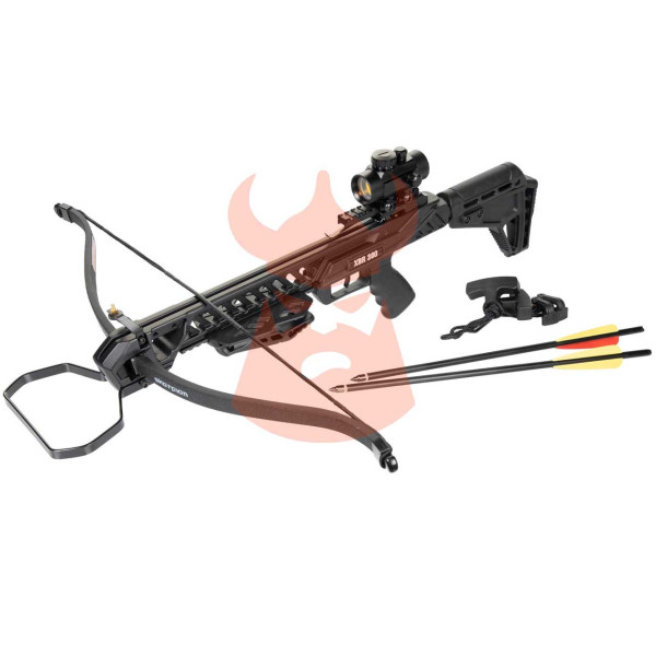 Arbalète Skorpion XBR300 : Puissance 175 lbs, Précision Red Dot